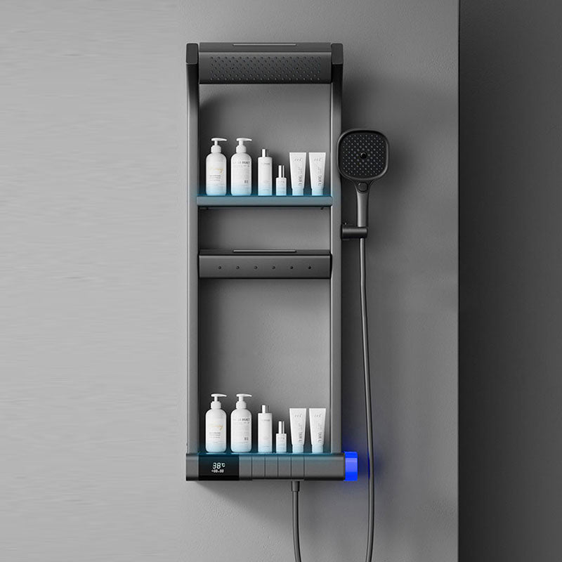 Boelon Digital Shower Set with Storage and Multi-Function Spray