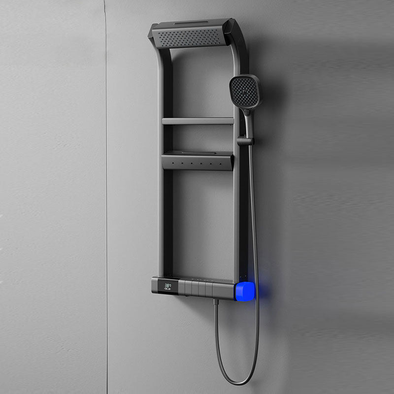 Boelon Digital Shower Set with Storage and Multi-Function Spray