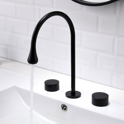 Boelon Three-Hole Basin Faucet with Dual Handles