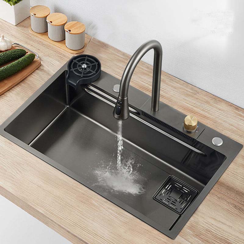 Boelon Stainless Steel Waterfall Kitchen Sink