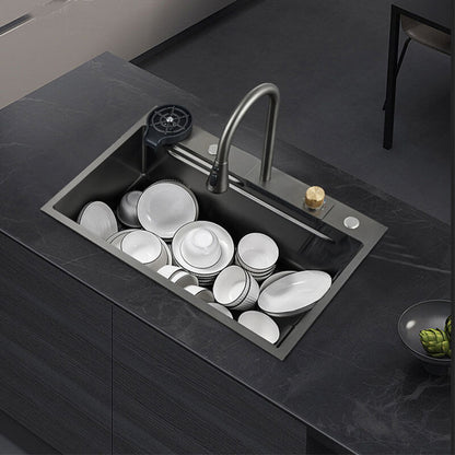 Boelon Stainless Steel Waterfall Kitchen Sink